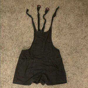 Aerie Charcoal One Piece Overalls